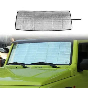 Солнцезащитный козырек, накладка на лобовое стекло автомобиля, Солнцезащитный козырек из складывающегося алюминия, аксессуары для интерьера, автозапчасти, лобовое стекло автомобиля