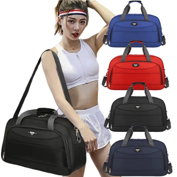 Спортивная сумка для фитнеса, портативная спортивная сумка для деловых поездок, дорожная сумка большой емкости, водонепроницаемая нейлоновая сумка для багажа для мужчин и женщин