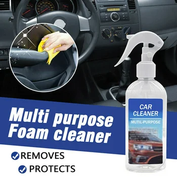 Средство для чистки салона автомобиля, 100 мл, универсальное чистящее средство, спрей-пузырь, средство для чистки приборной панели автомобиля