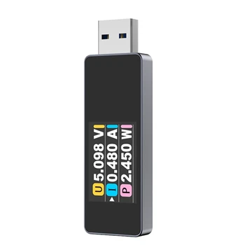 Тестер USB 3.2 4-30V 0-3A 0-90W Вольтметр, Измеритель тока, Амперметр, 10 Гбит/с
