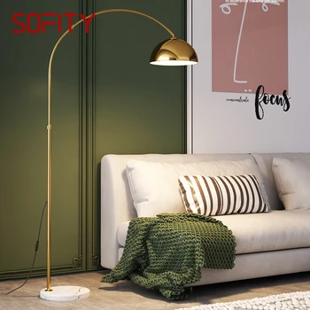 Торшер SOFITY Nordic Fishing, современная семейная гостиная, спальня, креативный светодиодный декоративный светильник