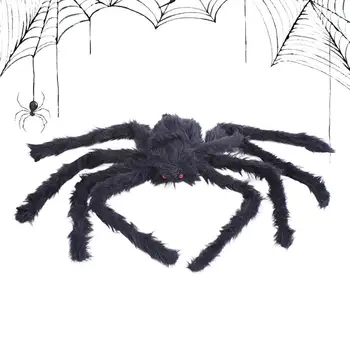 Украшения в виде паука на Хэллоуин, имитация поддельного декора в виде паука, реквизит для розыгрышей, украшения на Хэллоуин для ресторанов, театральных шоу, кафе