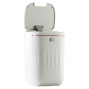 Умный мусорный бак Автоматический водонепроницаемый электрический Большой емкости для сбора отходов Кухня Ванная туалет Автоматический датчик