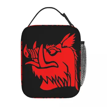 Утепленные сумки для ланча Black Knight Monty Python Board Head Merch None Shall Pass Fashion Thermal Cooler Lunch Box