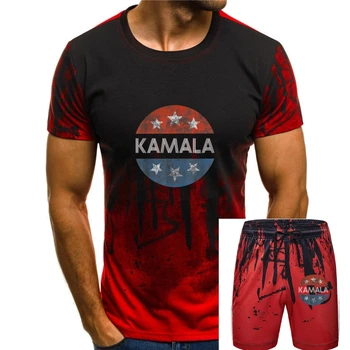 Футболка Kamala Harris 2020, красно-бело-синяя винтажная футболка, футболка для фитнеса с коротким рукавом