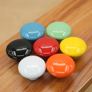Цветная керамическая ручка для ящика, современная минималистичная ручка для шкафа, ручки кухонных дверей и ручки ручек шкафов