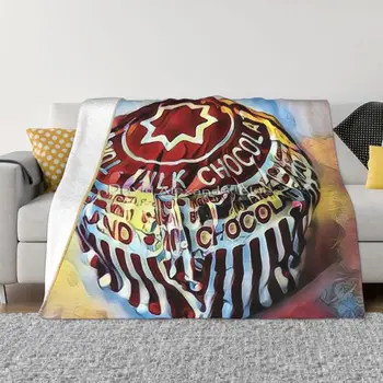 Чайный торт, современное Произведение искусства, ультрамягкое одеяло из микрофлиса
