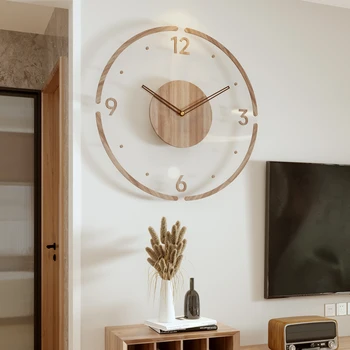 Часы настенные в гостиной 2023 новое украшение модные немой креативные настенные часы настенные часы кварцевые часы для дома