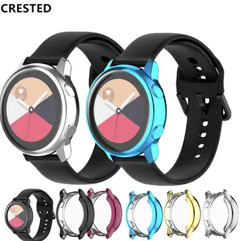 Чехол для часов Samsung galaxy watch active/R500 с покрытием из красочного прозрачного мягкого пластика TPU защитный чехол