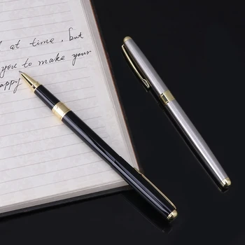 Шариковая ручка Y1UB с тонким стержнем для письма Классическая Фирменная Металлическая Школьная Офисная Деловая