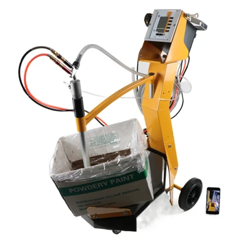 Электростатическая Ручная Вибрационная машина для нанесения порошкового покрытия с коробкой быстрой смены цвета