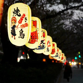 Японский Суши-Фонарь Ресторан Рекламная Вывеска Izakaya Yakitori Ramen Фестиваль Фонарей Открытый Водонепроницаемый Подвесной Декор